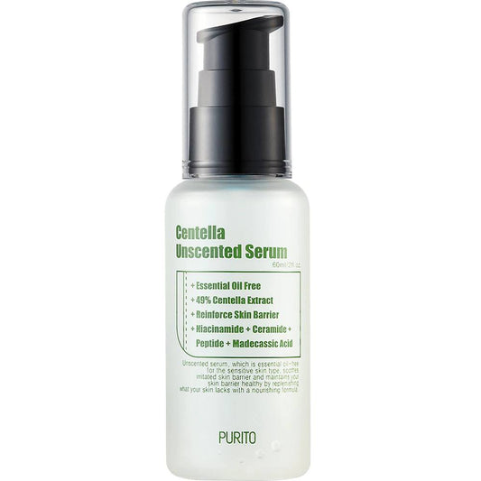 PURITO Ser pentru față Centella Unscented Serum, 60 ml