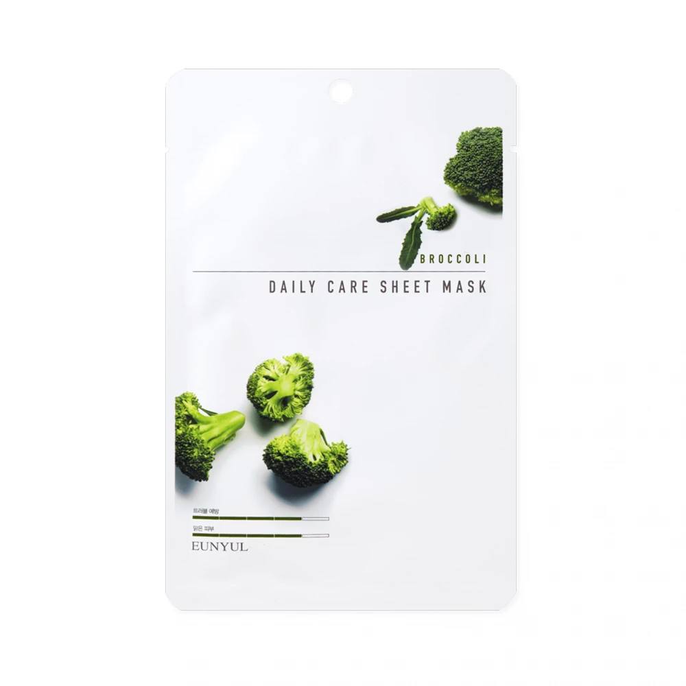 Eunyul Mască din țesătură anti-rid cu extract de broccoli Daily Care Mask Sheet Broccoli