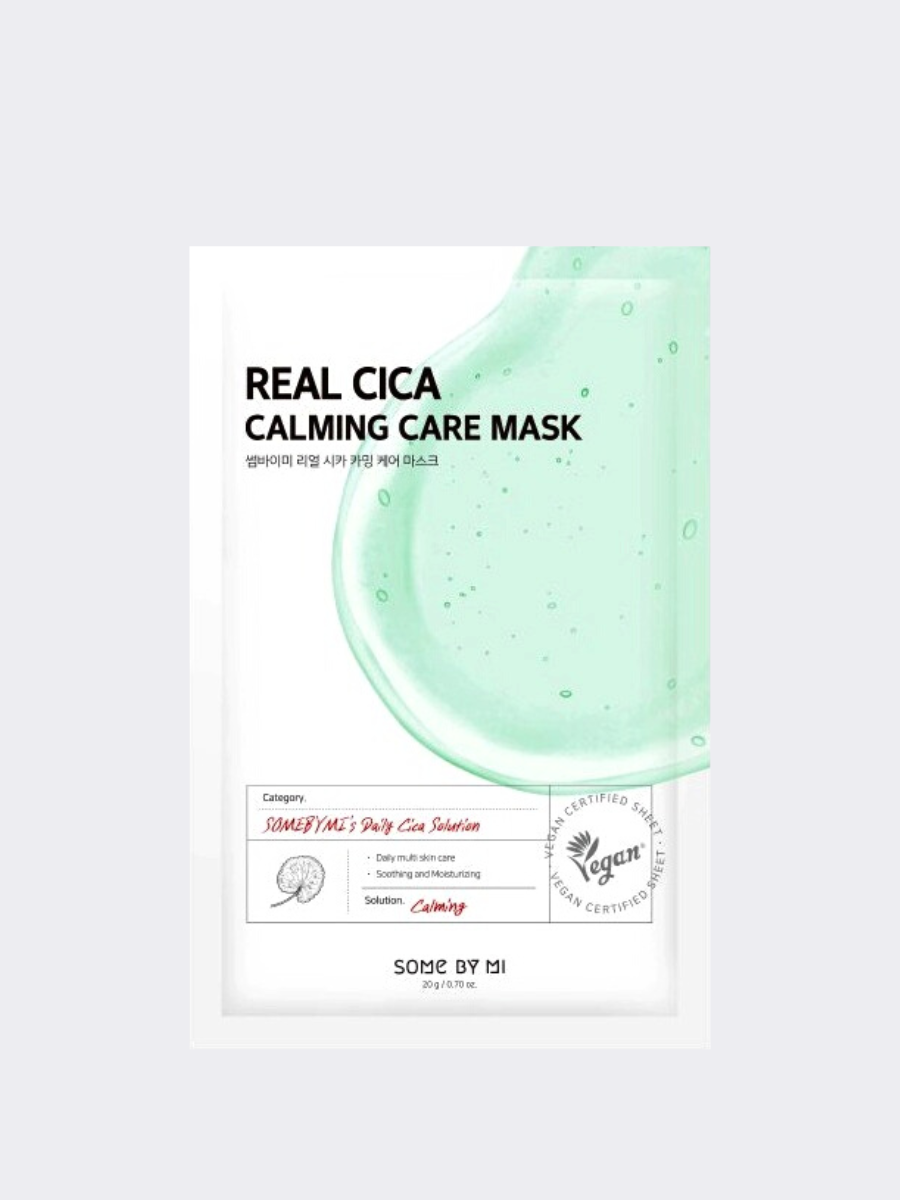 SOME BY MI Mască calmantă din țesătură Real Cica Calming Care Mask