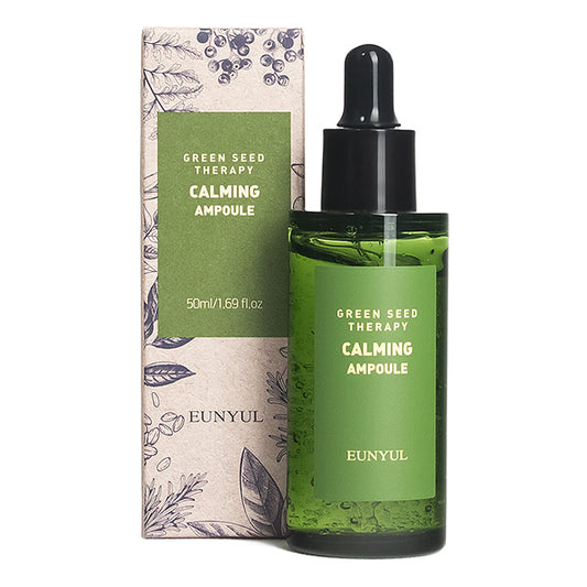 Eunyul Ser calmant pentru fața sensibilă Green Seed Therapy Calming Ampoule, 50 ml