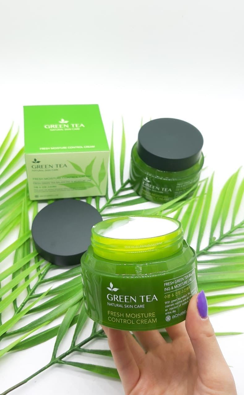 BONIBELLE  Green Tea Fresh Moisture Control Cream, 80 ml